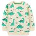 Boys Sweatshirt for Kids Dinosaur Jumper Cotton Casual Top Long Sleeve Pullover T-Shirt Toddler Girls Shirts Baby Clothes 1-8 Years 4-5 Years Dinosaur 05