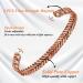 Vicmag Copper Bracelet for Women Men | 6X Ultra Strength Magnets | Pure Copper Adjustable Size | Gift Box Included | (Copper Feather) - Buy Online on GoSupps.com
