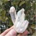 Natural Crystal Rough Crystal Natural White Angel Aura Crystal Cluster Electroplating Titanium Coating Quartz Cluster Stone - Buy Online on GoSupps.com