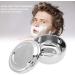 Universal Stainless Steel Shaving Soap Bowl with Lid | Perfect for All Shaving Soaps | Durable Men's Grooming Essential - Buy Online on GoSupps.com