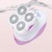 SH-RUIDU Women's 3-in-1 Electric Razor - Portable Painless Bikini Trimmer Facial Cleaning Brush & Hair Remover for Face Body Legs & Lips - Shop Internationally - Buy Online on GoSupps.com