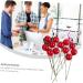 DECHOUS 144pcs DIY foam red fruit artificial fruit berry picks berry twig stem Pip Berry Stems artificial berry stems red berries red decor DIY photo props Christmas fake decoration Red 2x2x2cm - Buy Online on GoSupps.com