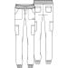 EDS Essentials Women's Drawstring Scrub Pants DK065 - Small, White - Buy Online on GoSupps.com