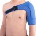 Health Gear Shoulder Support Shoulder Brace Shoulder Blade Support Shoulder Improved Pressurized Punched Breathable Shoulder Protector Small Size (31-38in) Blue