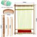 FOCCTS Wooden Multi-Craft Weaving Loom - Large Frame for Tapestry Art - Creative DIY Weaving for Kids and Experts - Pre-Warped for Quick Start - Buy Online on GoSupps.com