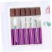 Mikinona 1 Set Nail Drill Bits Electric Manicure Nail File Pedicure Bits Faux Nails Cuticle Drill Bit Kit Nail Bits Manicure Tools Nail Grinding Head Nail Drill Tool Nail Gel Purple 4.50X0.30X0.30CM Purple - Buy Online on GoSupps.com