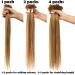 SEGO SONNGING 100% Remy Human Hair Extensions - 0.5g Strands U-Tip Glue 100 Strands #12P613 White Brown/Light Blond 40cm (50g) - International Shipping Available - Buy Online on GoSupps.com