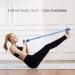 Buy Resistance Tapes - 4 Tube Multifunctional Fitness Equipment for Home Workouts | Up to 50lbs | Leg Trainer & Arm Coach in Blue - Buy Online on GoSupps.com