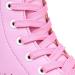 PU Leather High-top Women Roller Skates - Pink Flash | Double Row Shiny Skating | Indoor Outdoor - Size 7.5 M US - Buy Online on GoSupps.com