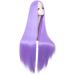 MapofBeauty 40 Inch Fashion Straight Long Costume Anime Cosplay Wig - Light Purple - Buy Online on GoSupps.com