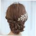 FRCOLOR Accessories Bridal Side Comb wedding hair side comb bridal hair comb gold flower Wedding comb Bride Insert Comb prom headpiece wedding hair accessories crystal rhinestones Comb - Buy Online on GoSupps.com