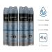 Above Hurricane Men's 48-Hour Dry Spray Deodorant - 3.17 oz (Pack of 4) | No White Marks, Cruelty-Free, Alcohol & Triclosan-Free - Buy Online on GoSupps.com