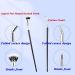 Angled Fan Shaped Eyelash Brush Eyelash Comb Separator Eyelash Comb Brush Mascara Fan Brush for Lashes Portable Folding Cosmetic Brushes Eyelash Separator Bent Applicators (2pcs Eyeliner Brush) - Buy Online on GoSupps.com