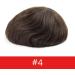 Lordhair Human Hairpiece For Men Hair Replacement System Color #4 Brown Mens Hair System Color4 - Buy Online on GoSupps.com