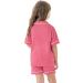 SWOMOG Unisex Kids Modal Pyjamas Set | Button-Down Short Sleeve PJs | Coral | 12-13 Years - Buy Online on GoSupps.com