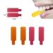 Buy YOUYA Dental Silicone Orthodontic Tooth Aligner Chewies - 6 Pack Cute Grip Handle for Invisible Braces | 3 Flavors - Pink Orange Series - Buy Online on GoSupps.com