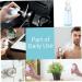 Buy Sevennine 100ml Small Spray Bottle - Refillable Fine Mist Perfume Sprayer - Blue Plastic Bottle for Travel & Home Use - Buy Online on GoSupps.com