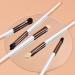 SIXPLUS 7Pcs Pearly White Eyeshadow Brush Set - Professional Eye Brushes with Portable Bag for Flawless Makeup | International Shipping Available - Buy Online on GoSupps.com