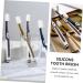 Buy Housoutil 16 StK Nano Toothbrush - Soft Travel Toothbrush with Replacement Heads | Durable Camping Accessories in Multiple Colors - Buy Online on GoSupps.com