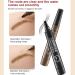 LONGLUAN Waterproof Sweat-Proof and Non-smudging Four-Pronged Eyebrow Pencil Nexavale Eyebrow Nexavale Magic Eyebrow Enhancing Pen Waterproof 4-Tip Eyebrow Unique Quad Eyebrow Pencil (02+03) - Buy Online on GoSupps.com