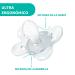 Chicco Physioforma Comfort Pacifier 0-6 Months - Silicone Sucker 2-Pack | Supports Breathing & Oral Development - Buy Online on GoSupps.com
