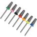 Tungsten Steel Nail Drill Bits High Strength Fast Buffing Smooth Nails with Electric Grinders 3/32 Inch Shank Nail Art Nail Filing Nail Polish Removal For Acrylic Gel Nails - Buy Online on GoSupps.com