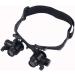 Lightweight Magnifying Glass with Led Light 10 Times 15 Times 20 Times 25 Times High-Definition Binocular Head-Mounted Magnifier Used for Repaiclocks and Reading Lofty Ambition - Buy Online on GoSupps.com