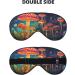 Mushroom Print Unisex Sleeping Eye Mask | Soft Light-Blocking Comfort for Restful Sleep - Buy Online on GoSupps.com