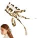 Wscwl Vintage Barrette Hair Clips - Metal Hairdos Hairpin | Hair Barrettes Accessories Bowknot Hairpin for Women Adults Kids All Ages Gold