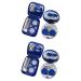Healvian 4 pieces colored contact lens pearl case for contact lenses sweet contact cases Easy contact lens container Storage containers for travel contact lens frosted bracket pp