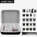 Storage Holder for Philips Norelco Multigroom Series 7000/5000 - Grey Inner Box for MG7750/49 MG5750/49 - Fits 18 Attachments - Men's Grooming Kit Organizer - Buy Online on GoSupps.com