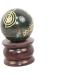 Jet Awesome Bloodstone Crystal Ball Sphere - Authentic 45mm-50mm Usui Engraved Gemstone - Unique & Rare eCommerce Find - Buy Online on GoSupps.com