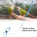 Bird Harness and Leash Adjustable Parrot Harness Anti-Bite Flying Training Rope Pet Outdoor Traction for Budgies Parakeets Parrots Cockatoo Cockatiel (Blue) - Buy Online on GoSupps.com