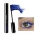 Generic Mascara for Eyelashes Coloured Mascara Waterproof Brown Mascara Voluminous Fiber False Lash Effect Tubing Mascara Volumizing Lengthening Charming Curling Eyelashes Party Stage Use Blue