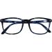 DOOViC Blue Light Filter Reading Glasses - Square Frame Large Lenses Prescription 024 Blue Tortoiseshell 3.0x Magnification - International Shipping Available - Buy Online on GoSupps.com