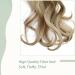 Sego 45cm Wavy Ponytail Hair Extension Voluminous Claw Clip in Ash Brown & Bleach Blond | Synthetic Braided Hair Piece (140g) - Buy Online on GoSupps.com