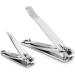 SUICRA Nail Clippers Fingernail Clipper Toenail Nail Clipper Premium Fingernail and Toenail Clipper Cutters Fingernail Clipper Cutters with Nail File (Size : 50mm)