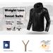 MulYeeh Weight Loss Sweat Suit - Anti-Rip Full-Zip Sauna Suit for Men Women - Black Large - Buy Online on GoSupps.com