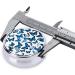 Blue Butterflies Mini Round Pill Box | 3 Compartment Travel Organizer | Portable Pill Case for Home & Office - Buy Online on GoSupps.com