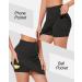 COOrun Women's Athletic Skorts with Pockets - Knee Length Skirt for Golf, Tennis & Workouts | XS-3XL | Black - Buy Online on GoSupps.com
