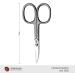 Sonnenschein Curved Nail Scissors by Hans Kniebes Precision Cuticle Scissors Stainless Steel Elegant Matte Finish International Shipping Available - Buy Online on GoSupps.com