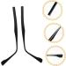 High-Quality Metal Replacement Hinge Bars for Glasses - Healeeved Accessories | Universal Repair Arms | Black 14.00x0.70x0.60cm | International Shipping - Buy Online on GoSupps.com