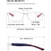 Shop Vevesmundo Sporty Blue Light Filter Reading Glasses for Men & Women - Anti-Blue Light Rectangular Multiple Strengths Available - Buy Online on GoSupps.com