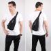 WATERFLY Small Crossbody Sling Backpack - Anti Theft Travel Shoulder Bag Black (Small) - Buy Online on GoSupps.com
