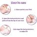 Silicone Heel Protector and Cushion Set for Plantar Fasciitis, Blister, Heel Pain Relief - 4 Gel Heel Pads for Achilles Tendinitis - Men & Women - 2 Pairs (White & Natural) - Buy Online on GoSupps.com