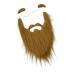 Generic False Beard And Eyebrow Set Costume Fake Mustaches for Carnival Holiday