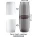 Portable Toothbrush Bag & Holder - Travel Case with 4 Detachable Cups | Essential Travel Accessory for Camping & Business Trips - Buy Online on GoSupps.com