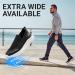 FitVille Plantar Fasciitis Shoes for Men - BriskWalk 10.5 Wide Black & White - Orthopedic Foot Pain Relief - Buy Online on GoSupps.com
