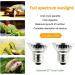 Naneezoo Turtles Heat Lamp - 25W Reptile Heating & UV Spot Lamp for Terrariums | E27 Clip-On Radiator for Turtles Lizards Spiders & Chameleons - 3 Pack - Buy Online on GoSupps.com