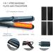 CkeyiN Hair Crimper Professional Crimping Iron with 4 Interchangeable Plates - Fluffy Hairstyle Corn Perm Waves Straightener | Adjustable Temperatures | Heat Resistant Glove - Green - Buy Online on GoSupps.com